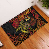 Papua New Guinea 50th Independence Day Rubber Doormat Culture Spirit and Sovereignty DT02 - Polynesian Pride