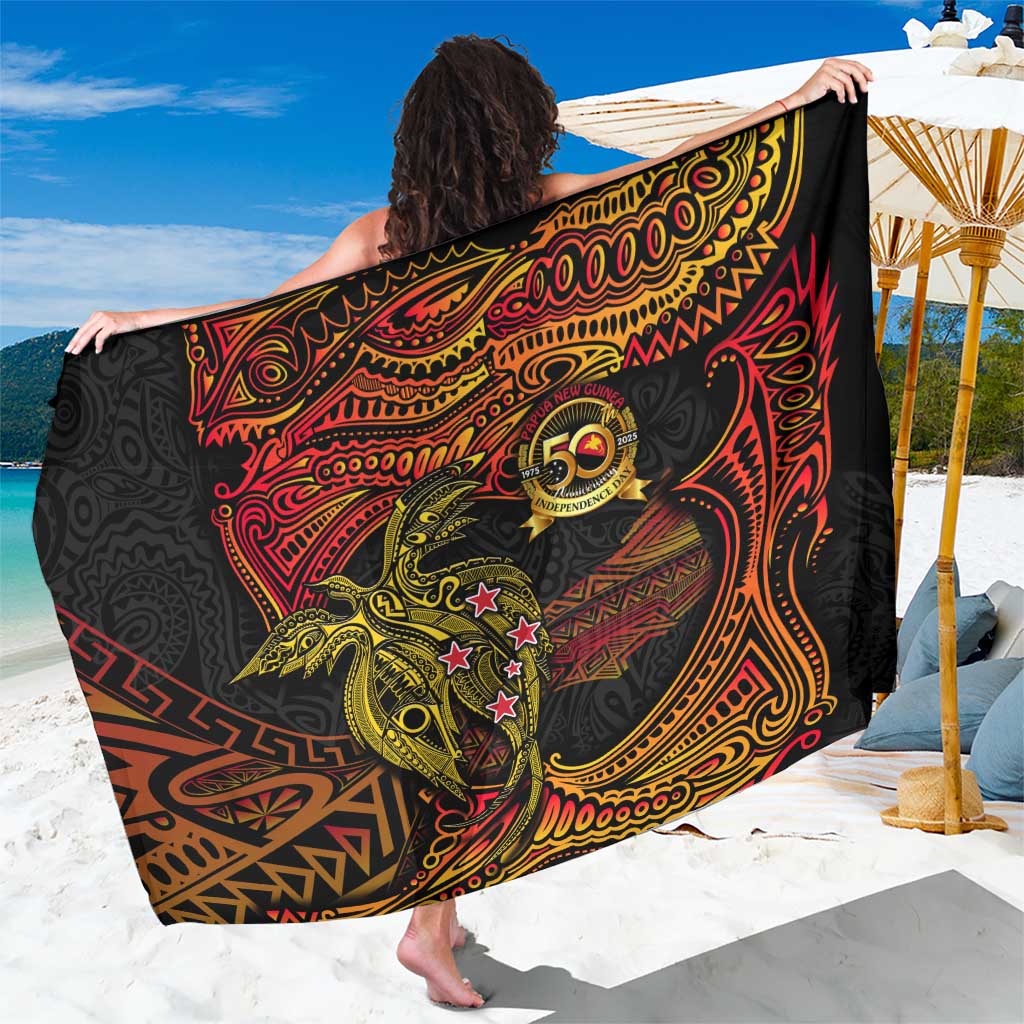 Papua New Guinea 50th Independence Day Sarong Culture Spirit and Sovereignty DT02 One Size 44 x 66 inches Art - Polynesian Pride