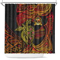 Papua New Guinea 50th Independence Day Shower Curtain Culture Spirit and Sovereignty DT02 Art - Polynesian Pride