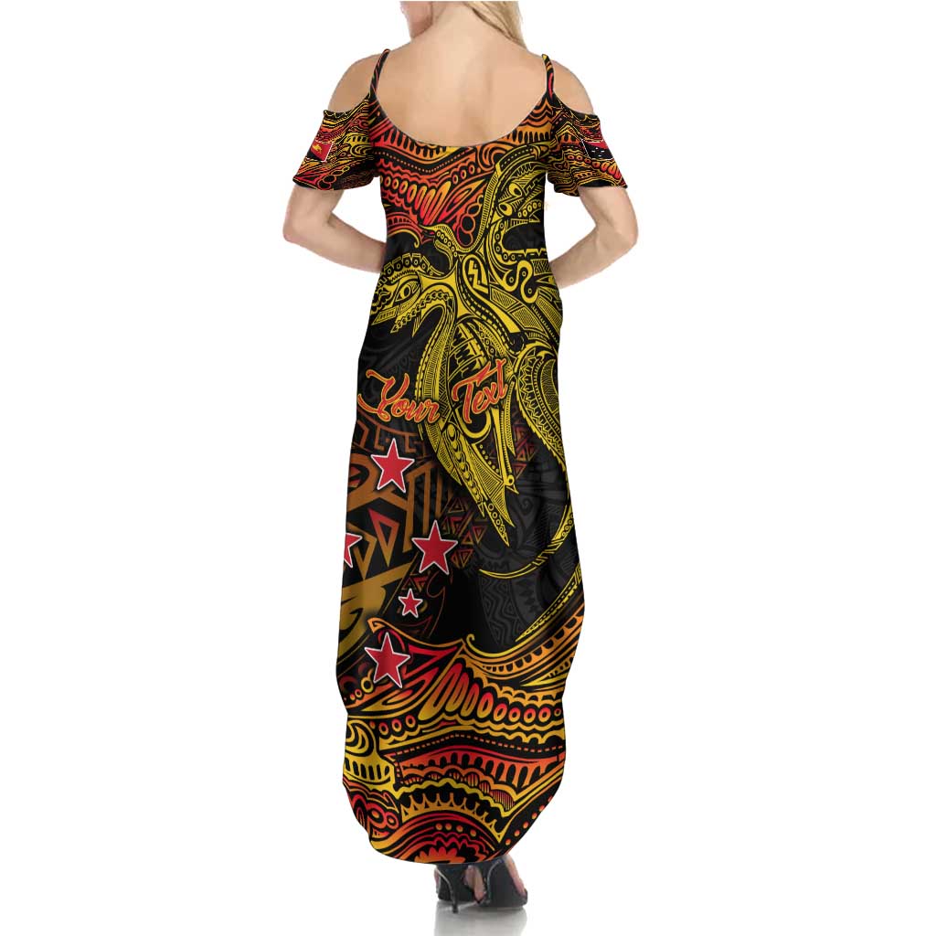 Papua New Guinea 50th Independence Day Summer Maxi Dress Culture Spirit and Sovereignty DT02 - Polynesian Pride