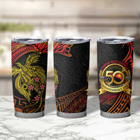 Papua New Guinea 50th Independence Day Tumbler Cup Culture Spirit and Sovereignty DT02 - Polynesian Pride