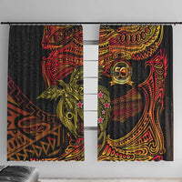 Papua New Guinea 50th Independence Day Window Curtain Culture Spirit and Sovereignty DT02 With Hooks Art - Polynesian Pride