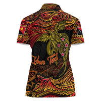 Papua New Guinea 50th Independence Day Women Polo Shirt Culture Spirit and Sovereignty DT02 - Polynesian Pride