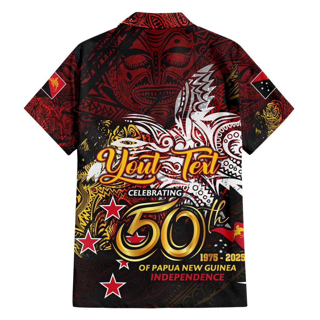 PNG 1975 - 2025 Family Matching Summer Maxi Dress and Hawaiian Shirt Papua New Guinea 50th Independence Anniversary DT02 - Polynesian Pride