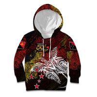 PNG 1975 - 2025 Kid Hoodie Papua New Guinea 50th Independence Anniversary DT02 Hoodie Art - Polynesian Pride