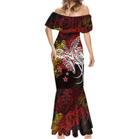 PNG 1975 - 2025 Mermaid Dress Papua New Guinea 50th Independence Anniversary DT02 - Polynesian Pride