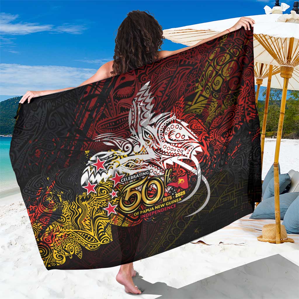 PNG 1975 - 2025 Sarong Papua New Guinea 50th Independence Anniversary