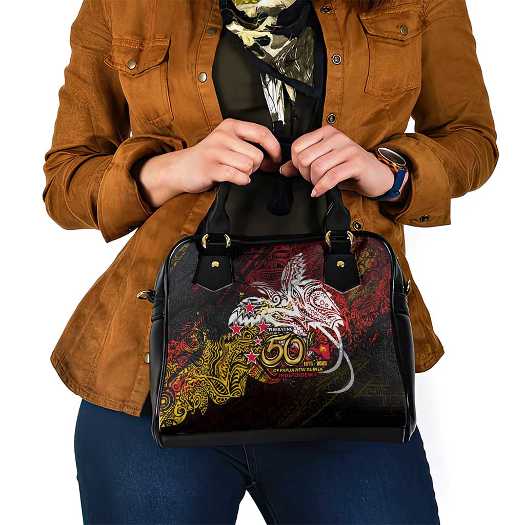 PNG 1975 - 2025 Shoulder Handbag Papua New Guinea 50th Independence Anniversary