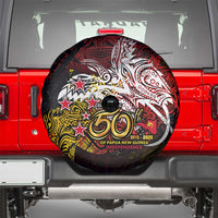 PNG 1975 - 2025 Spare Tire Cover Papua New Guinea 50th Independence Anniversary DT02 - Polynesian Pride