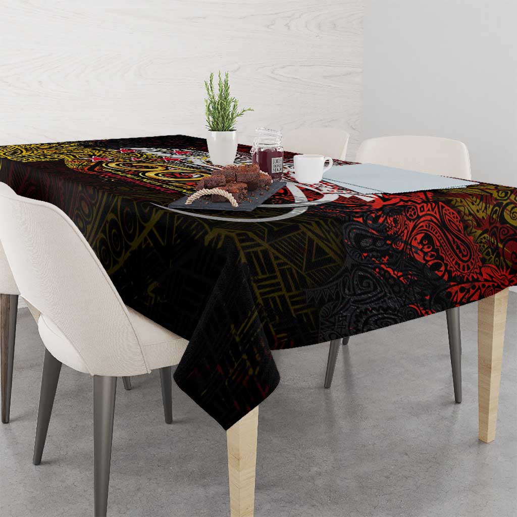 PNG 1975 - 2025 Tablecloth Papua New Guinea 50th Independence Anniversary