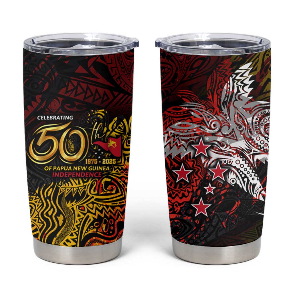 PNG 1975 - 2025 Tumbler Cup Papua New Guinea 50th Independence Anniversary