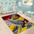 Papua New Guinea 50th Independence Day Area Rug Celebrate Our History, Inspire Our Future