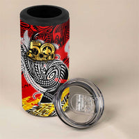 Papua New Guinea 50th Independence Day 4 in 1 Can Cooler Tumbler Celebrate Our History, Inspire Our Future DT02 - Polynesian Pride