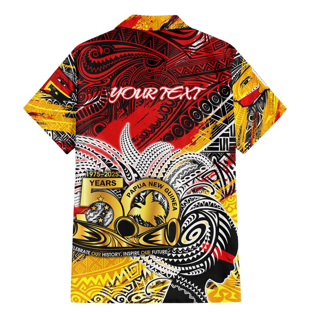 Papua New Guinea 50th Independence Day Family Matching Mermaid Dress and Hawaiian Shirt Celebrate Our History, Inspire Our Future DT02 - Polynesian Pride
