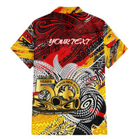 Papua New Guinea 50th Independence Day Family Matching Mermaid Dress and Hawaiian Shirt Celebrate Our History, Inspire Our Future DT02 - Polynesian Pride