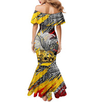 Papua New Guinea 50th Independence Day Family Matching Mermaid Dress and Hawaiian Shirt Celebrate Our History, Inspire Our Future DT02 - Polynesian Pride