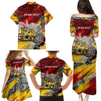 Papua New Guinea 50th Independence Day Family Matching Puletasi and Hawaiian Shirt Celebrate Our History, Inspire Our Future DT02 - Polynesian Pride