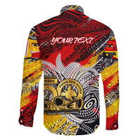 Papua New Guinea 50th Independence Day Family Matching Short Sleeve Bodycon Dress and Hawaiian Shirt Celebrate Our History, Inspire Our Future DT02 - Polynesian Pride