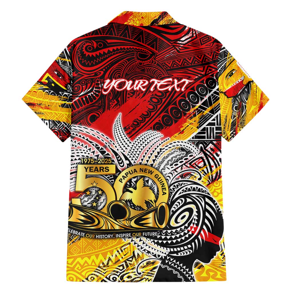 Papua New Guinea 50th Independence Day Family Matching Summer Maxi Dress and Hawaiian Shirt Celebrate Our History, Inspire Our Future DT02 - Polynesian Pride