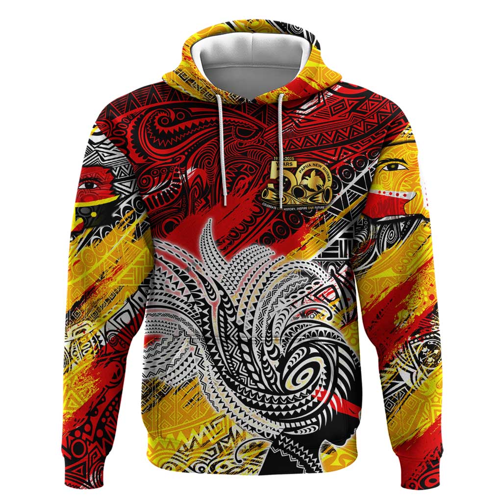 Papua New Guinea 50th Independence Day Hoodie Celebrate Our History, Inspire Our Future