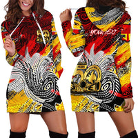 Papua New Guinea 50th Independence Day Hoodie Dress Celebrate Our History, Inspire Our Future DT02 - Polynesian Pride