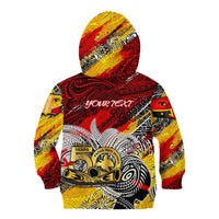 Papua New Guinea 50th Independence Day Kid Hoodie Celebrate Our History, Inspire Our Future DT02 - Polynesian Pride