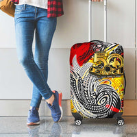 Papua New Guinea 50th Independence Day Luggage Cover Celebrate Our History, Inspire Our Future