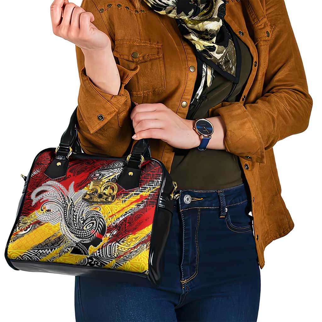 Papua New Guinea 50th Independence Day Shoulder Handbag Celebrate Our History, Inspire Our Future