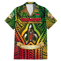 Vanuatu 45th Independence Anniversary Family Matching Mermaid Dress and Hawaiian Shirt Embracing Our Traditions Shaping Our Future DT02 Dad's Shirt - Short Sleeve Art - Polynesian Pride