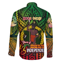 Vanuatu 45th Independence Anniversary Family Matching Mermaid Dress and Hawaiian Shirt Embracing Our Traditions Shaping Our Future DT02 - Polynesian Pride