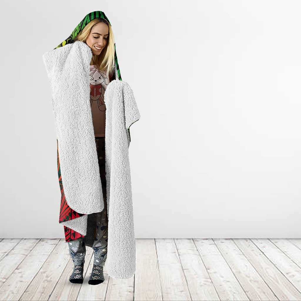 Vanuatu 45th Independence Anniversary Hooded Blanket Embracing Our Traditions Shaping Our Future