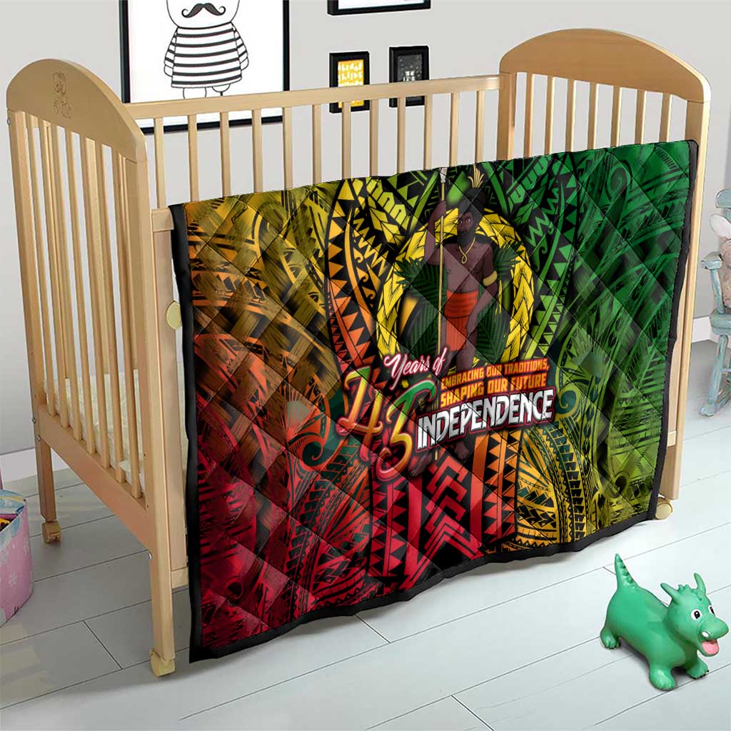 Vanuatu 45th Independence Anniversary Quilt Embracing Our Traditions Shaping Our Future DT02 - Polynesian Pride