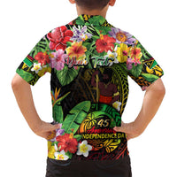 45th Anniversary of Freedom Vanuatu Family Matching Long Sleeve Bodycon Dress and Hawaiian Shirt Island Pride Cultural Power Pacific Unity DT02 - Polynesian Pride