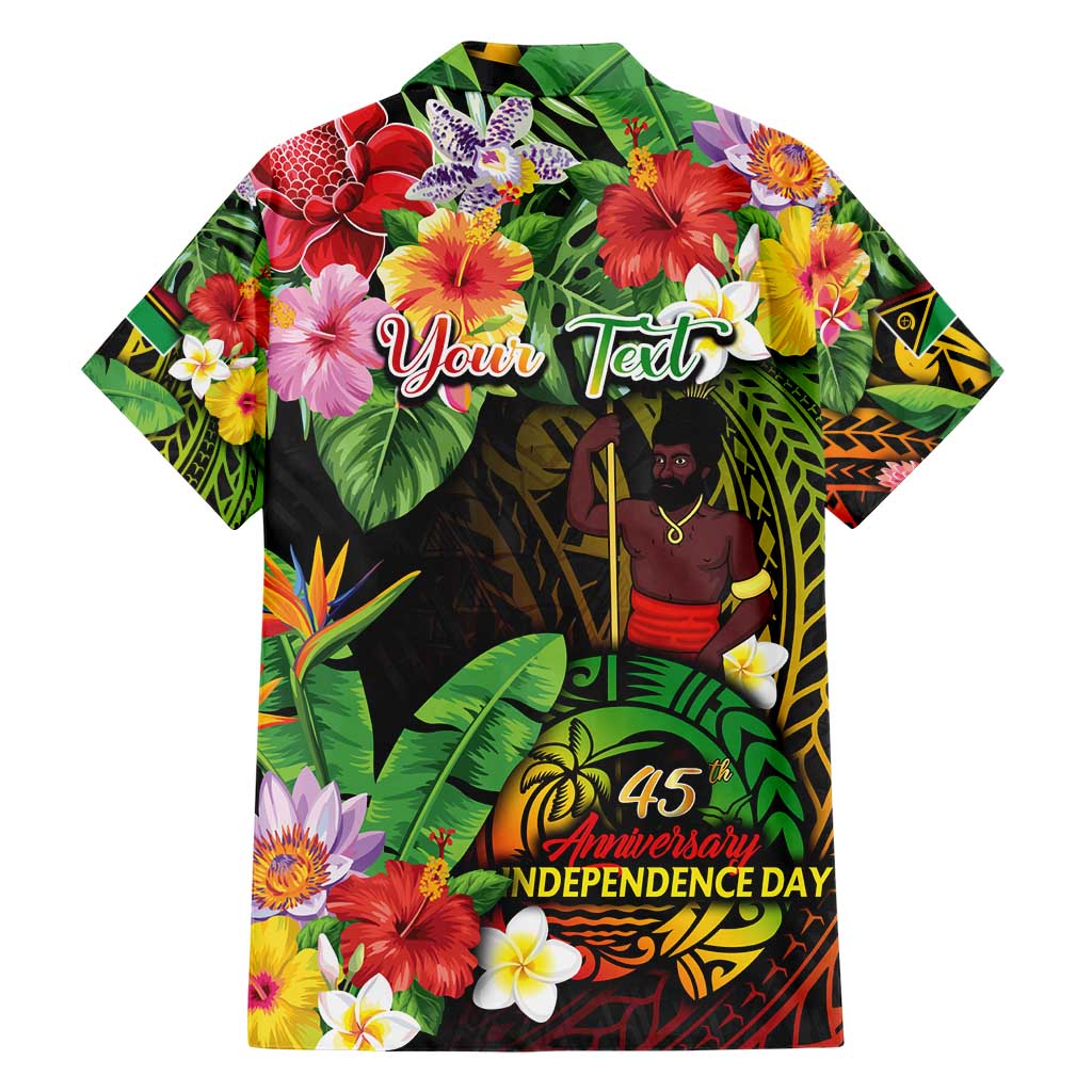 45th Anniversary of Freedom Vanuatu Family Matching Short Sleeve Bodycon Dress and Hawaiian Shirt Island Pride Cultural Power Pacific Unity DT02 - Polynesian Pride