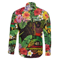 45th Anniversary of Freedom Vanuatu Family Matching Tank Maxi Dress and Hawaiian Shirt Island Pride Cultural Power Pacific Unity DT02 - Polynesian Pride