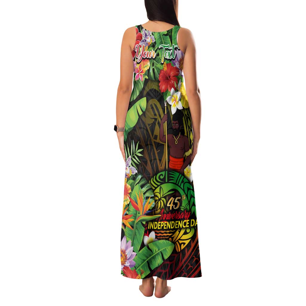 45th Anniversary of Freedom Vanuatu Family Matching Tank Maxi Dress and Hawaiian Shirt Island Pride Cultural Power Pacific Unity DT02 - Polynesian Pride