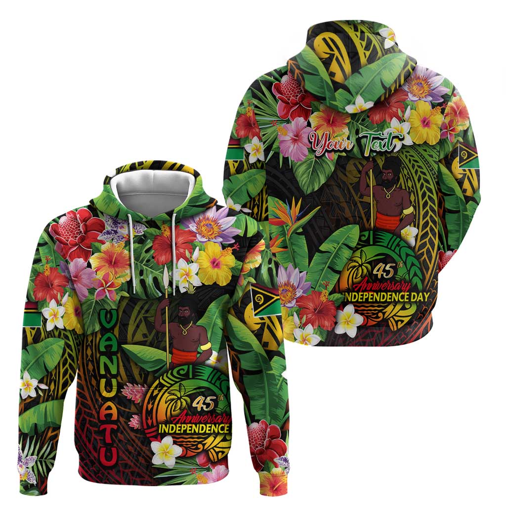 45th Anniversary of Freedom Vanuatu Hoodie Island Pride Cultural Power Pacific Unity