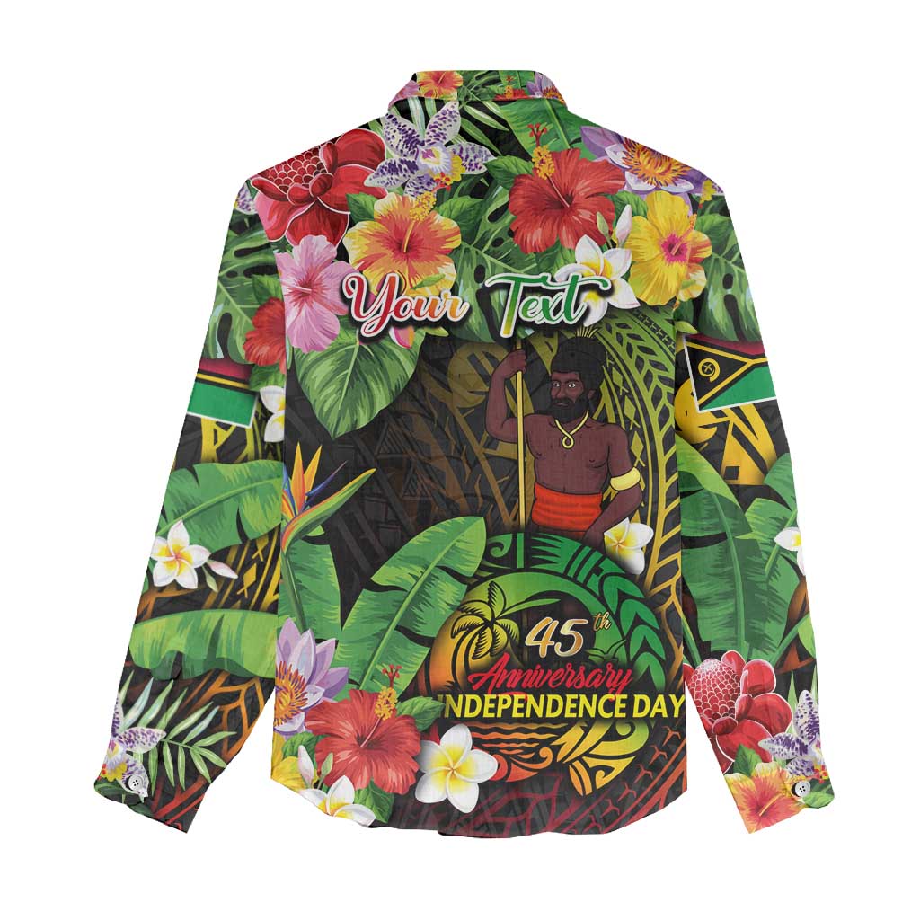 45th Anniversary of Freedom Vanuatu Women Casual Shirt Island Pride Cultural Power Pacific Unity DT02 - Polynesian Pride