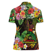 45th Anniversary of Freedom Vanuatu Women Polo Shirt Island Pride Cultural Power Pacific Unity DT02 - Polynesian Pride
