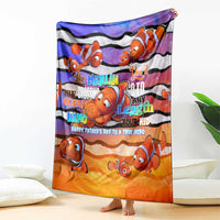 The Ocean Best Dad Blanket Like Marlin Happy Fathers Day To a True Hero - Polynesian Pride