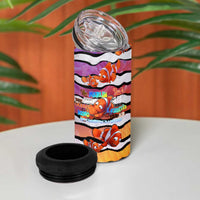 The Ocean Best Dad 4 in 1 Can Cooler Tumbler Like Marlin Happy Fathers Day To a True Hero DT02 - Polynesian Pride