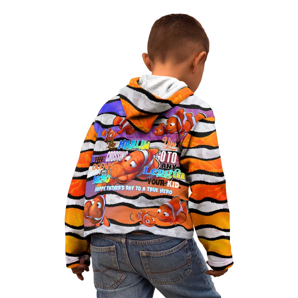 The Ocean Best Dad Kid Hoodie Like Marlin Happy Fathers Day To a True Hero - Polynesian Pride