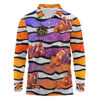 The Ocean Best Dad Long Sleeve Polo Shirt Like Marlin Happy Fathers Day To a True Hero DT02 Art - Polynesian Pride