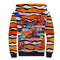 The Ocean Best Dad Sherpa Hoodie Like Marlin Happy Fathers Day To a True Hero DT02 - Polynesian Pride