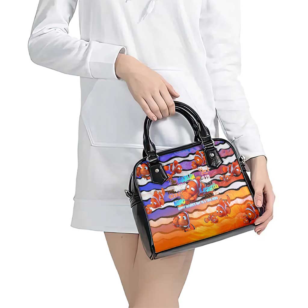 The Ocean Best Dad Shoulder Handbag Like Marlin Happy Fathers Day To a True Hero - Polynesian Pride