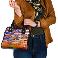 The Ocean Best Dad Shoulder Handbag Like Marlin Happy Fathers Day To a True Hero - Polynesian Pride