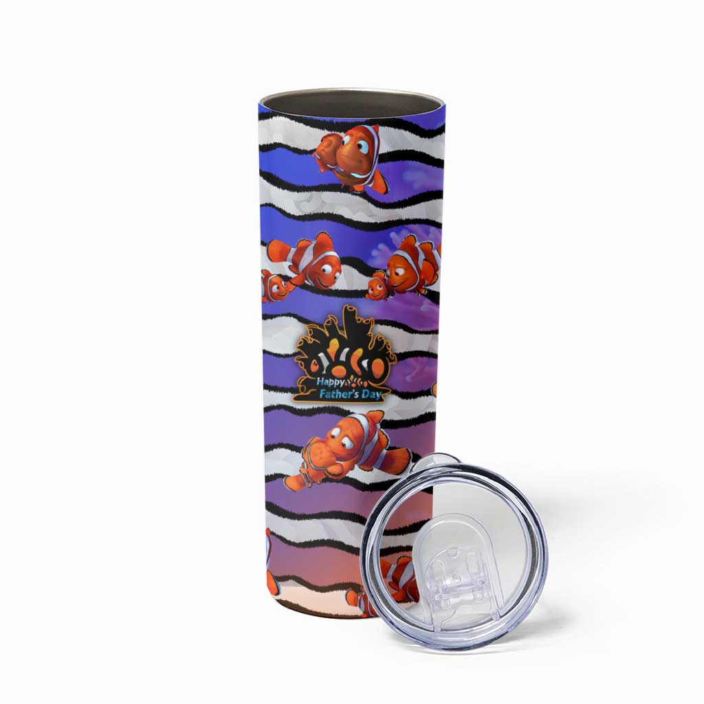 The Ocean Best Dad Skinny Tumbler Like Marlin Happy Fathers Day To a True Hero DT02 - Polynesian Pride