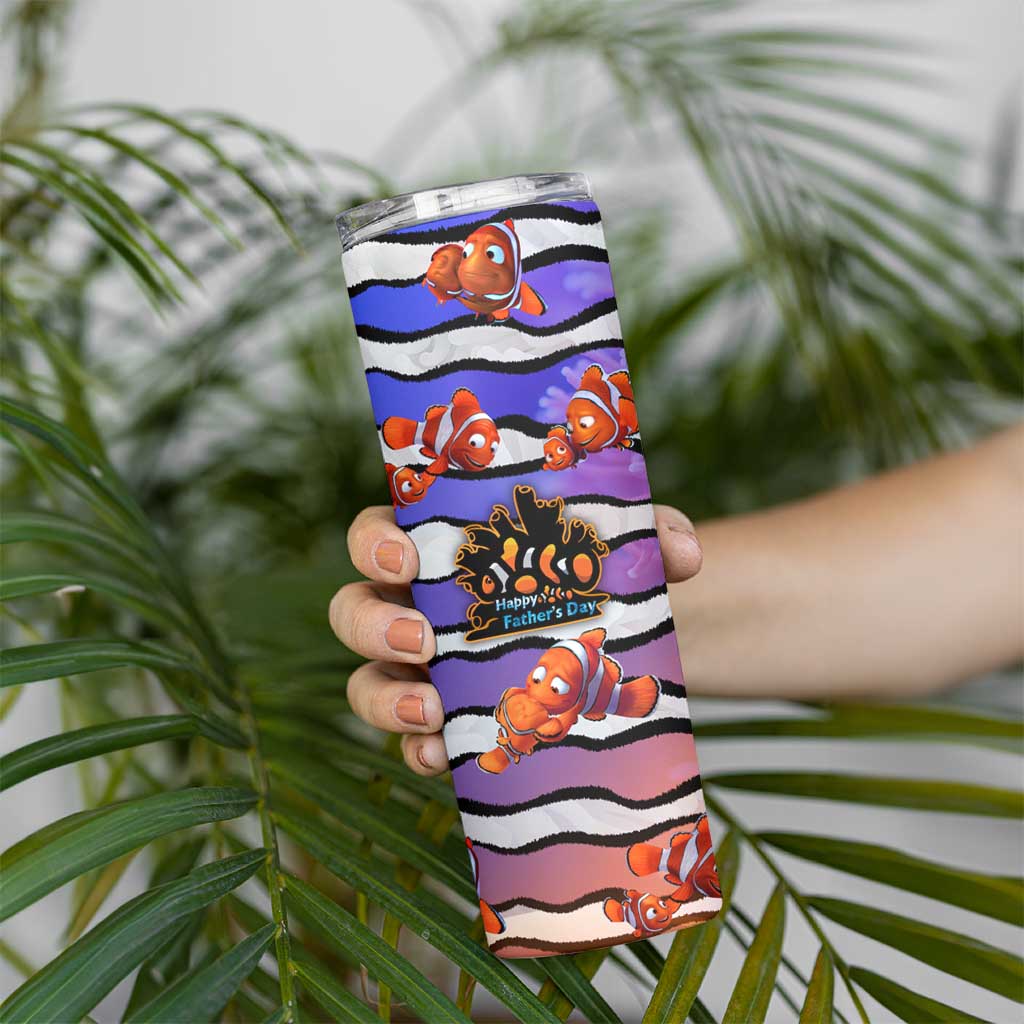 The Ocean Best Dad Skinny Tumbler Like Marlin Happy Fathers Day To a True Hero DT02 - Polynesian Pride