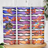 The Ocean Best Dad Skinny Tumbler Like Marlin Happy Fathers Day To a True Hero DT02 - Polynesian Pride