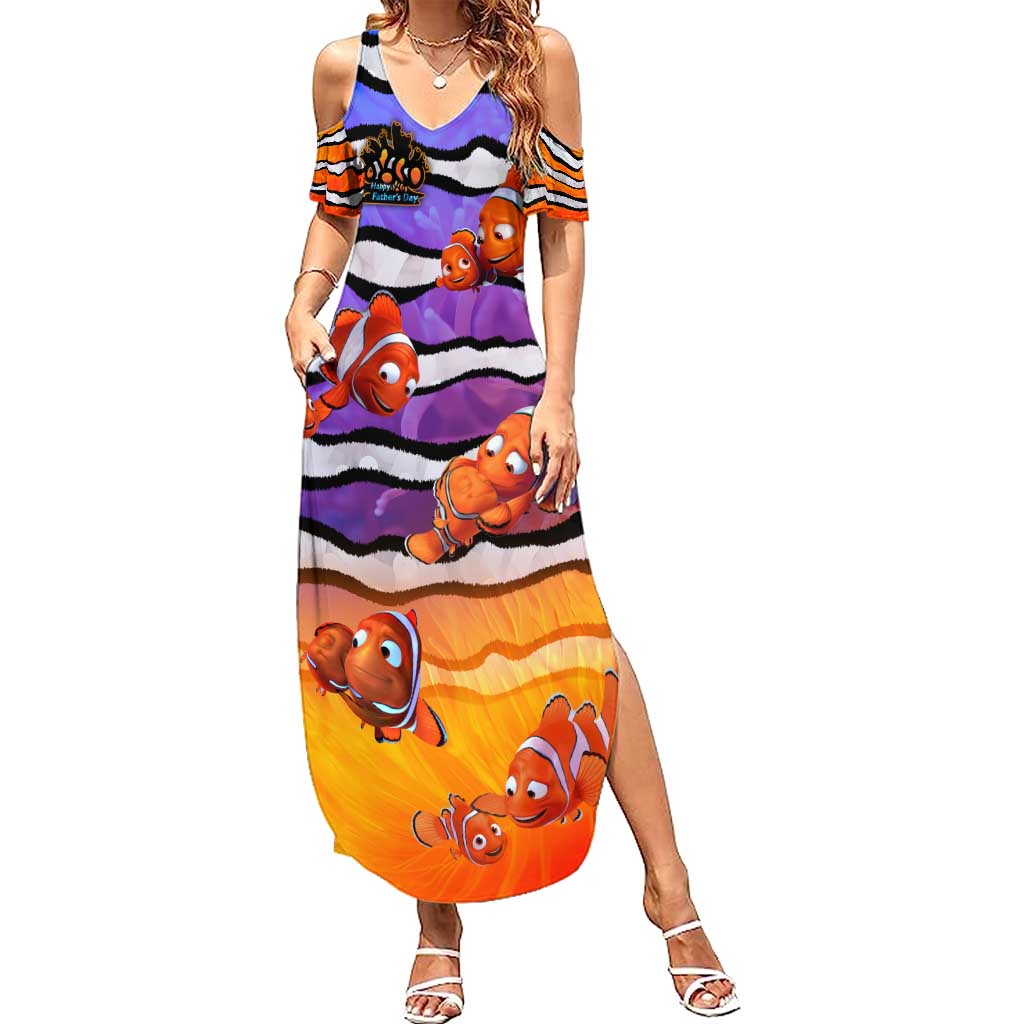 The Ocean Best Dad Summer Maxi Dress Like Marlin Happy Fathers Day To a True Hero - Polynesian Pride
